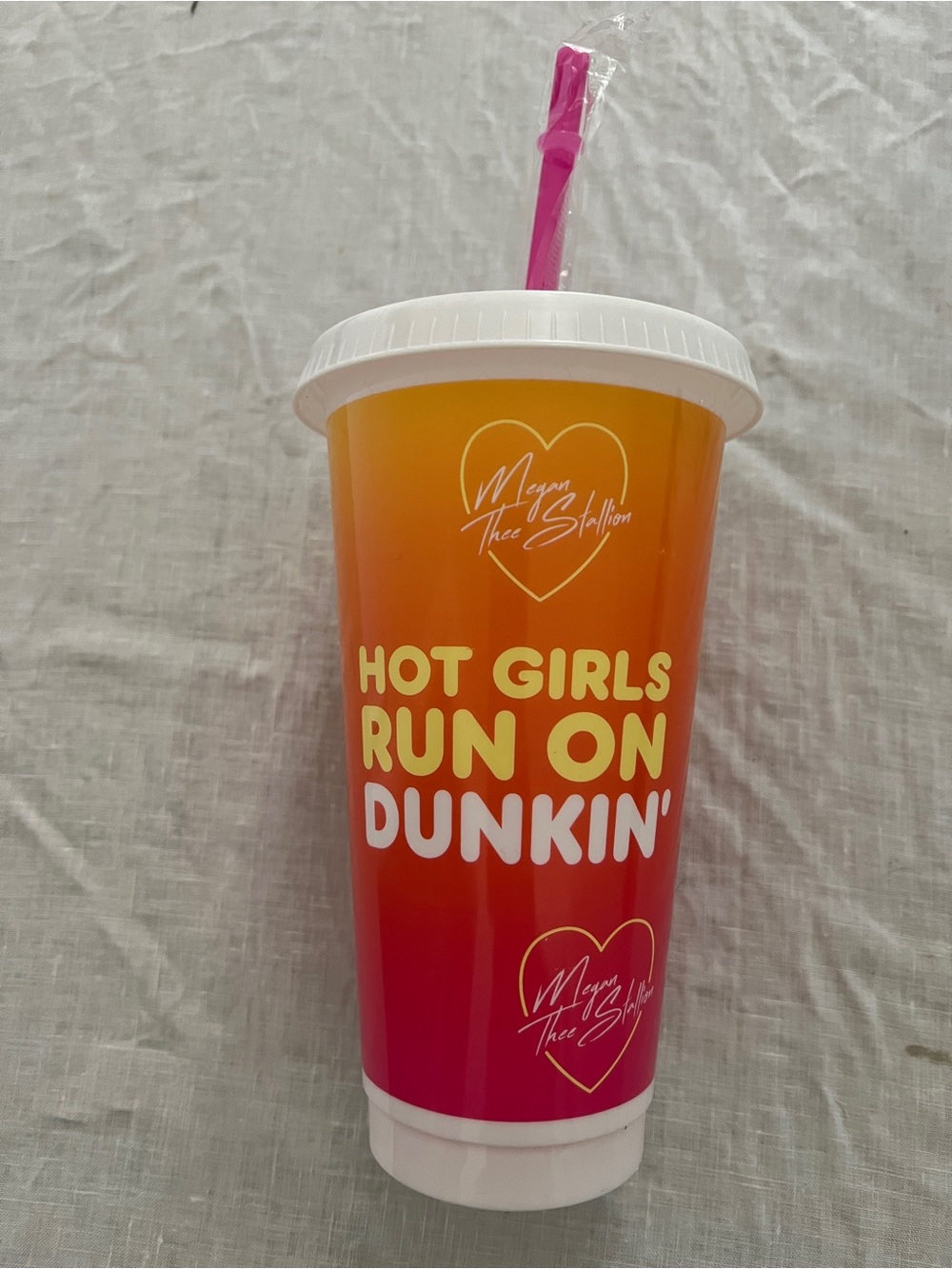 megan thee stallion dunkin cup